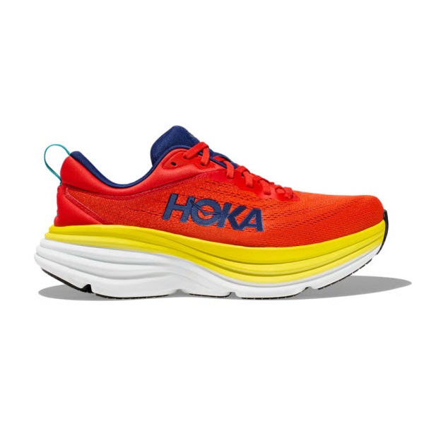 Кроссовки мужские HOKA M BONDI 8 Red / Alert Flame